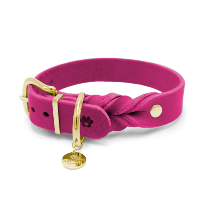 Fettleder Halsband Éloise