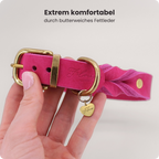 Fettleder Halsband Éloise