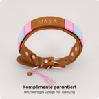 Fettleder Halsband Milou