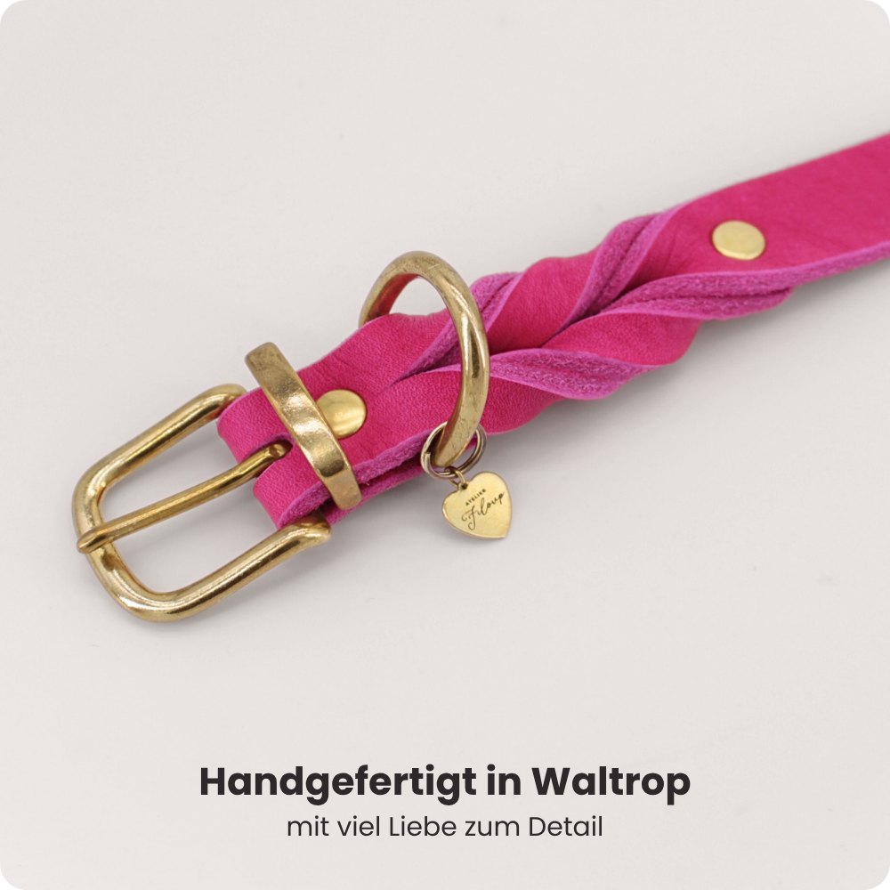 Fettleder Halsband Éloise