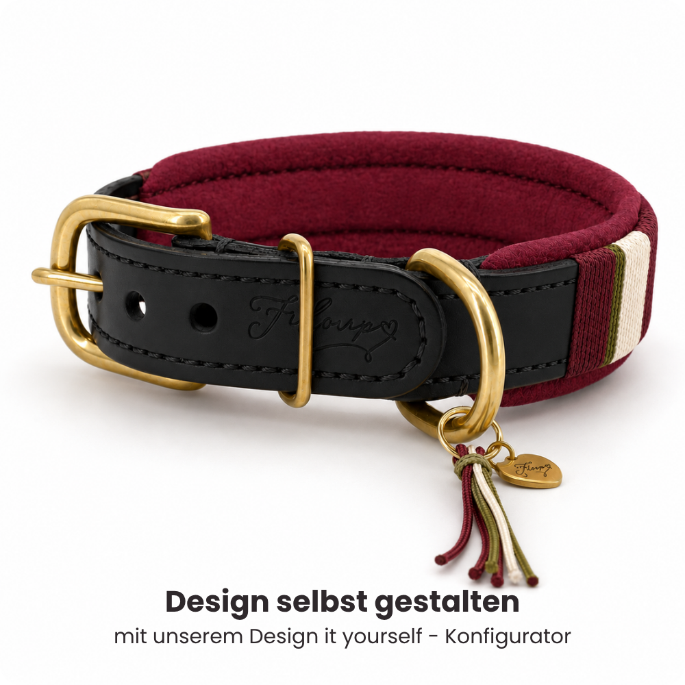 Leder Halsband Amelie