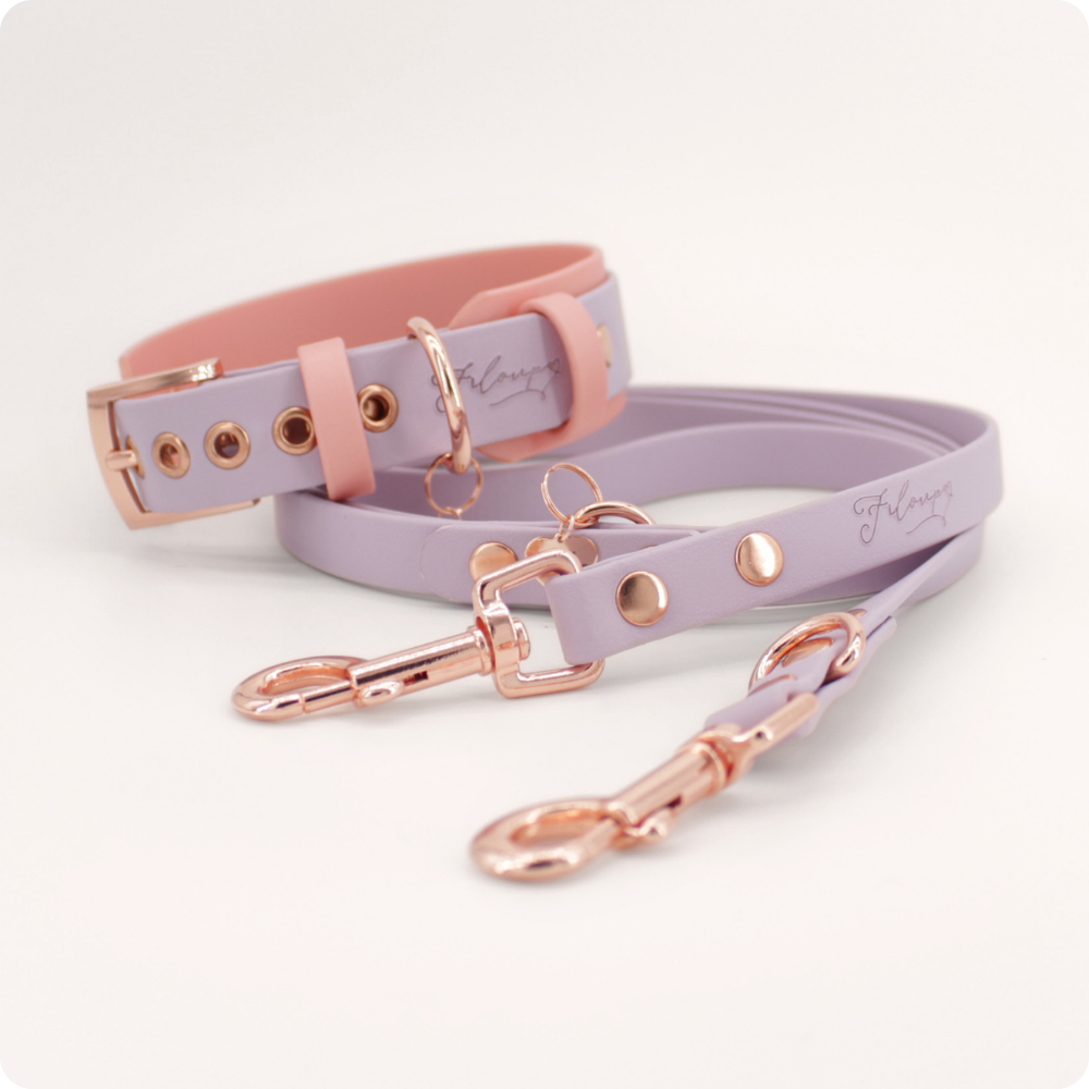 Biothane Halsband-Leine-Set Cherie Double