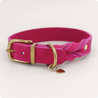 Fettleder Halsband Éloise